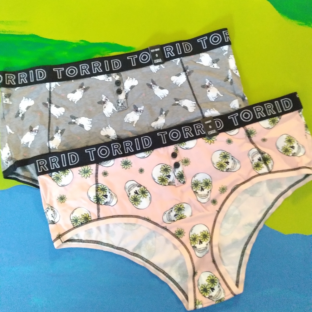 Nwt TORRID undies 2 pairs size 0 plus - Picture 1 of 5